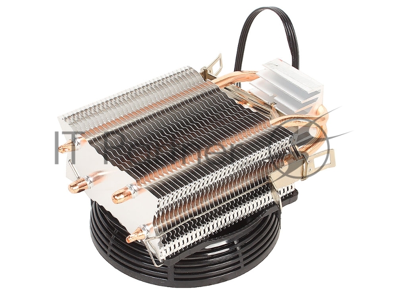 Кулер для процессора AeroCool / Formula Verkho 2 серебристый, 90 мм, алюминий/медь, 2000 об/мин, 25 дБ, 4 pin, 110 Вт, 125 мм