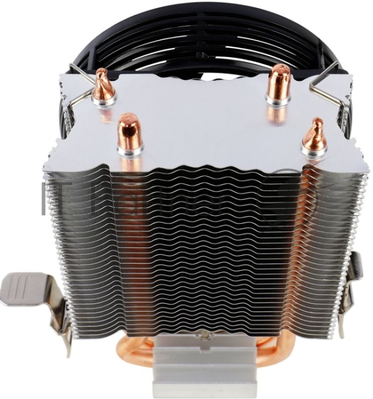 Кулер для процессора AeroCool / Formula Verkho 2 серебристый, 90 мм, алюминий/медь, 2000 об/мин, 25 дБ, 4 pin, 110 Вт, 125 мм