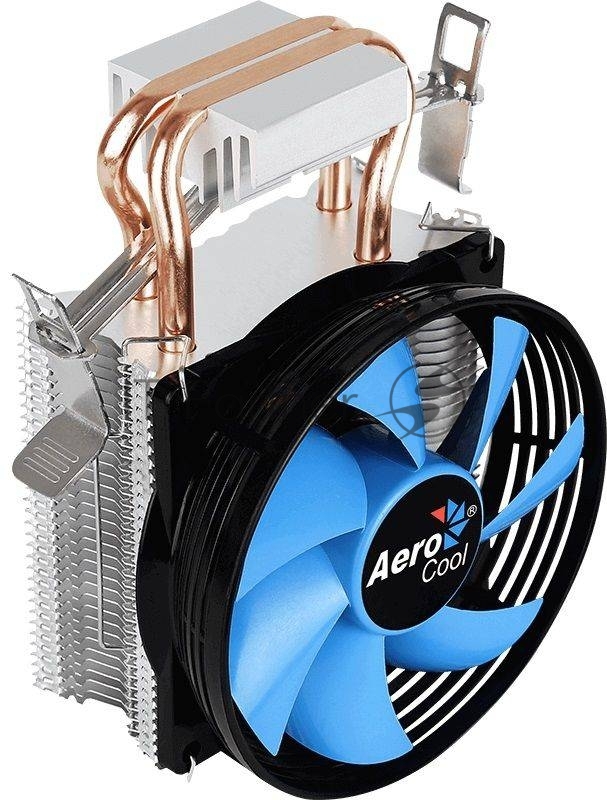 Кулер для процессора AeroCool / Formula Verkho 2 серебристый, 90 мм, алюминий/медь, 2000 об/мин, 25 дБ, 4 pin, 110 Вт, 125 мм
