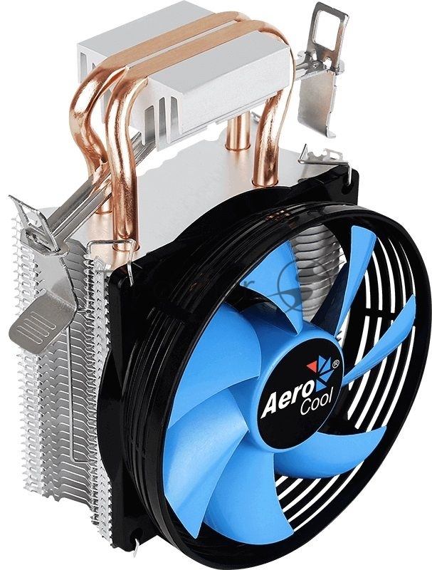 Кулер для процессора AeroCool / Formula Verkho 2 серебристый, 90 мм, алюминий/медь, 2000 об/мин, 25 дБ, 4 pin, 110 Вт, 125 мм