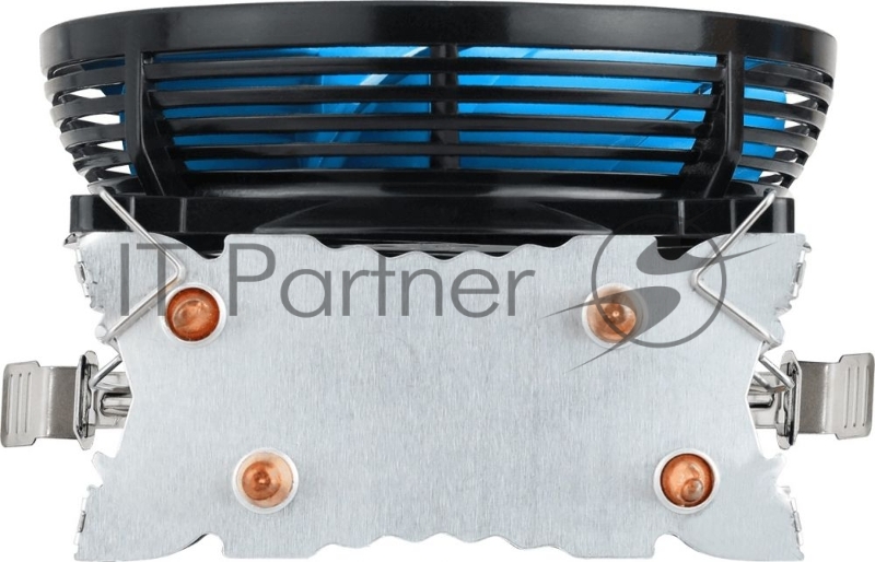 Кулер для процессора AeroCool / Formula Verkho 2 серебристый, 90 мм, алюминий/медь, 2000 об/мин, 25 дБ, 4 pin, 110 Вт, 125 мм