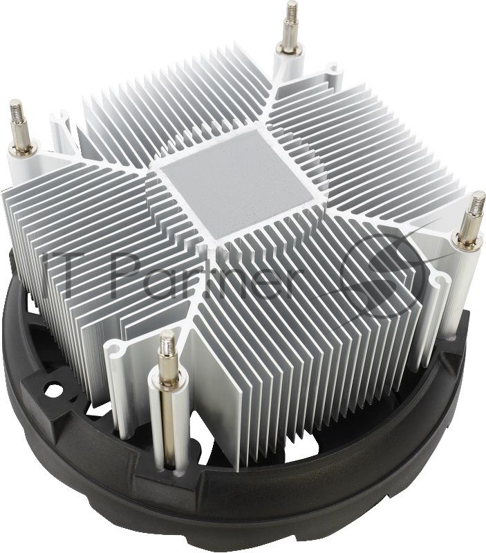 Кулер для процессора Aerocool / Formula BAS серебристый, 120 мм, алюминий, 1200 об/мин, 24 дБ, 3 pin, 100 Вт, 63 мм