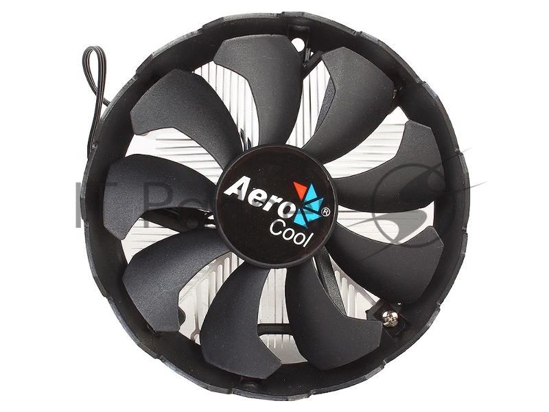 Кулер для процессора Aerocool / Formula BAS серебристый, 120 мм, алюминий, 1200 об/мин, 24 дБ, 3 pin, 100 Вт, 63 мм