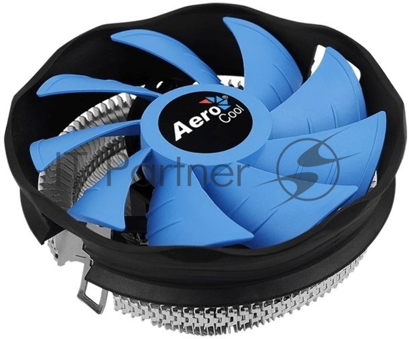 Кулер для процессора AeroCool / Formula Verkho Plus серебристый/черный, 120 мм, алюминий, 2000 об/мин, 26.5 дБ, 4 pin, 110 Вт, 68 мм
