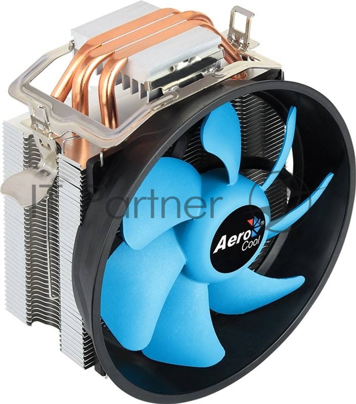 Кулер для процессора AeroCool / Formula Verkho 3 Plus серебристый, 120 мм, алюминий/медь, 2000 об/мин, 26.7 дБ, 4 pin, 125 Вт, 134 мм