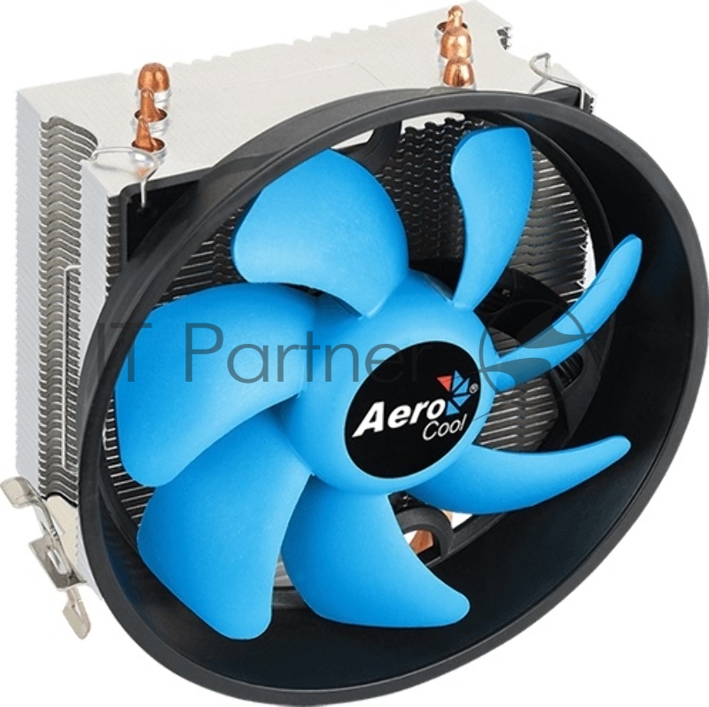 Кулер для процессора AeroCool / Formula Verkho 3 Plus серебристый, 120 мм, алюминий/медь, 2000 об/мин, 26.7 дБ, 4 pin, 125 Вт, 134 мм