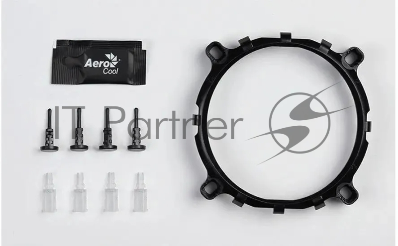 Кулер для процессора Aerocool / Formula Verkho 1-3P черный/синий, 90 мм, алюминий/медь, 2300 об/мин, 27.6 дБ, 3 pin, 100 Вт, 125 мм