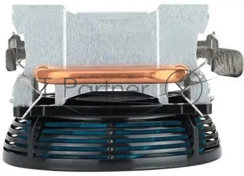 Кулер для процессора Aerocool / Formula Verkho 1-3P черный/синий, 90 мм, алюминий/медь, 2300 об/мин, 27.6 дБ, 3 pin, 100 Вт, 125 мм