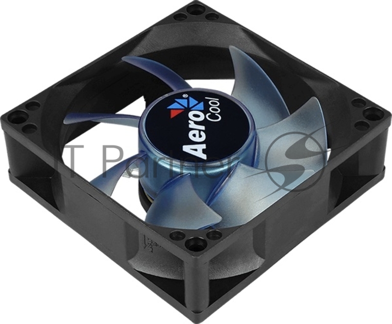 Вентилятор для корпуса AeroCool / Formula Motion 8 Blue-3P черный, 80 мм, 2000 об/мин, 25.3 дБ, 3 pin