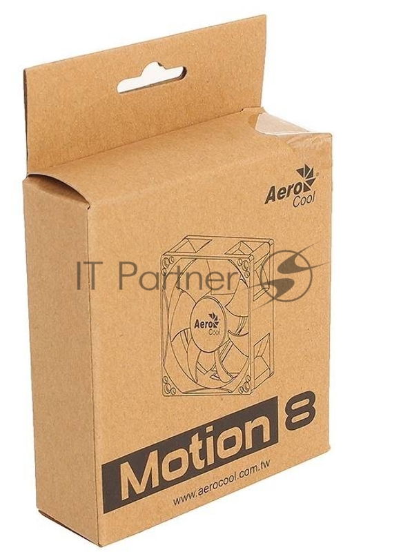 Вентилятор для корпуса AeroCool / Formula Motion 8 Blue-3P черный, 80 мм, 2000 об/мин, 25.3 дБ, 3 pin