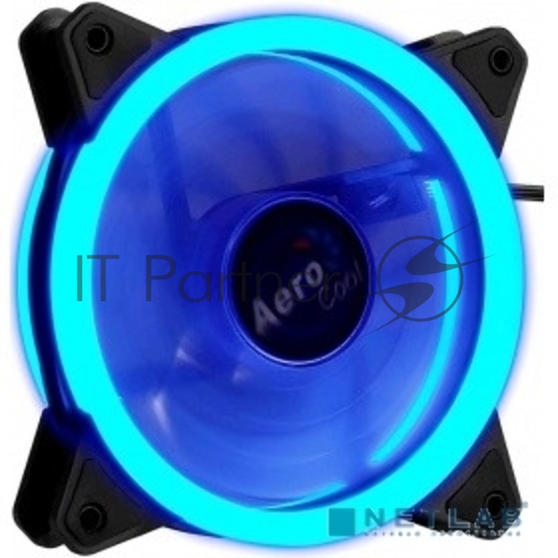 Вентилятор для корпуса AeroCool / Formula Rev Blue черный, 120 мм, 1200 об/мин, 15.1 дБ, 3 pin