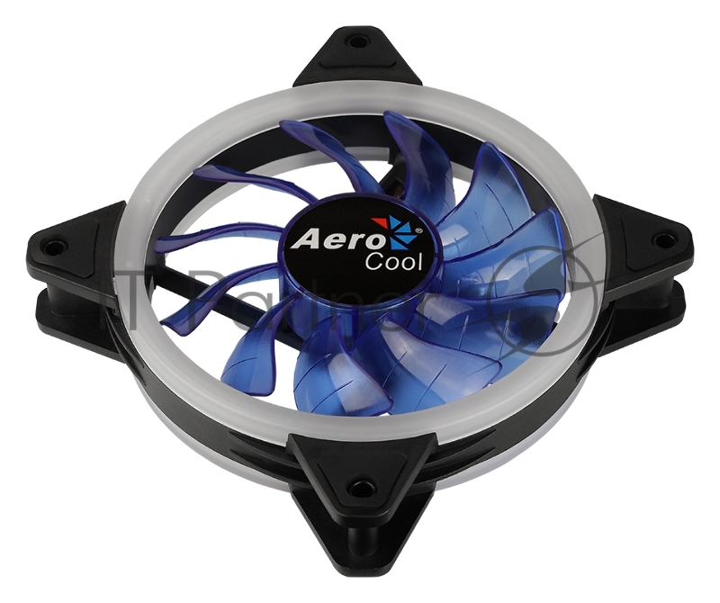 Вентилятор для корпуса AeroCool / Formula Rev Blue черный, 120 мм, 1200 об/мин, 15.1 дБ, 3 pin