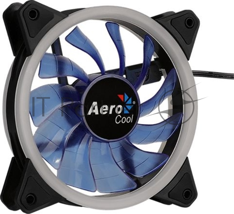Вентилятор для корпуса AeroCool / Formula Rev Blue черный, 120 мм, 1200 об/мин, 15.1 дБ, 3 pin
