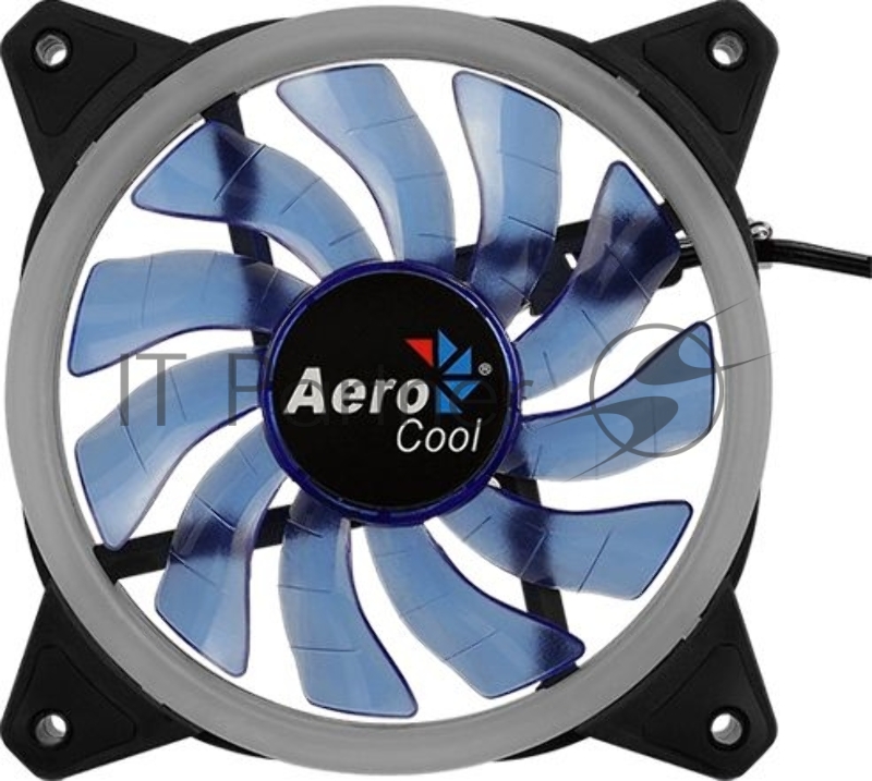 Вентилятор для корпуса AeroCool / Formula Rev Blue черный, 120 мм, 1200 об/мин, 15.1 дБ, 3 pin