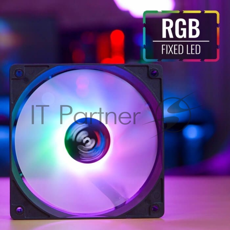 Вентилятор для корпуса Aerocool / Formula Frost 12 черный, 120 мм, 1000 об/мин, 23.7 дБ, 3 pin