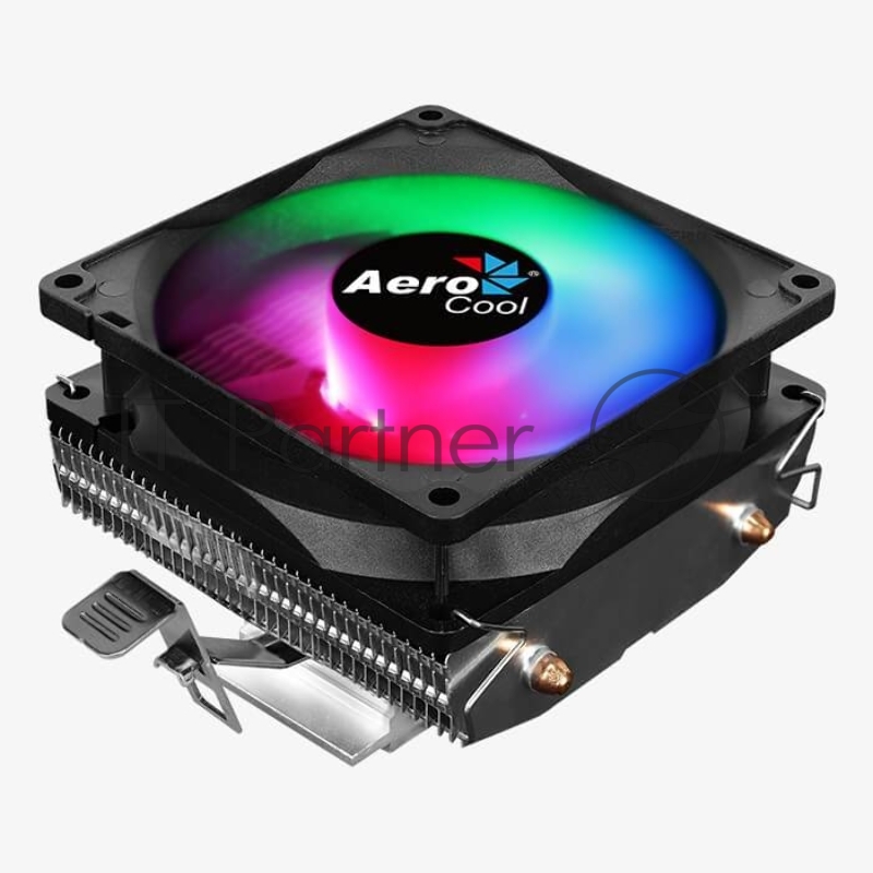 Кулер для процессора AeroCool / Formula Air Frost 2 черный/серебристый, 90 мм, алюминий/медь, 1800 об/мин, 25.7 дБ, 3 pin, 110 Вт, 78 мм
