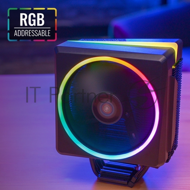 Кулер для процессора Aerocool / Formula Cylon 4 черный, 120 мм, алюминий, 1800 об/мин, 26 дБ, 4 pin, 145 Вт, 160 мм