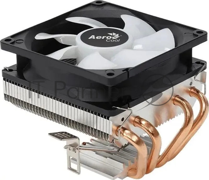 Кулер для процессора AeroCool / Formula Air Frost 4 черный, 90 мм, алюминий/медь, 1800 об/мин, 25.7 дБ, 3 pin, 125 Вт, 78 мм