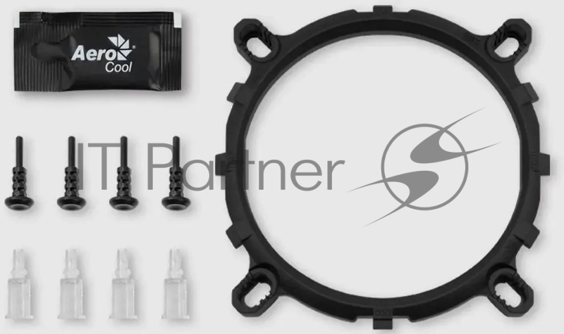 Кулер для процессора AeroCool / Formula Air Frost 4 черный, 90 мм, алюминий/медь, 1800 об/мин, 25.7 дБ, 3 pin, 125 Вт, 78 мм