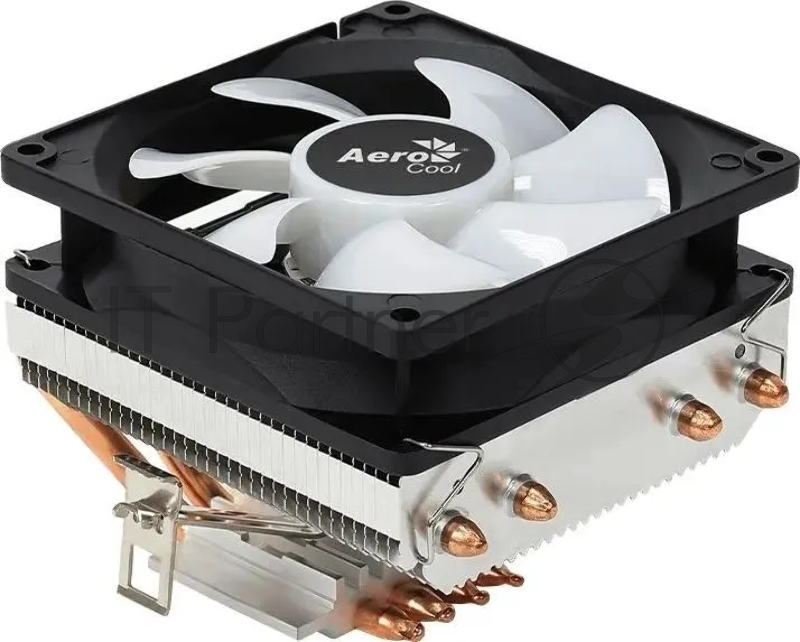 Кулер для процессора AeroCool / Formula Air Frost 4 черный, 90 мм, алюминий/медь, 1800 об/мин, 25.7 дБ, 3 pin, 125 Вт, 78 мм
