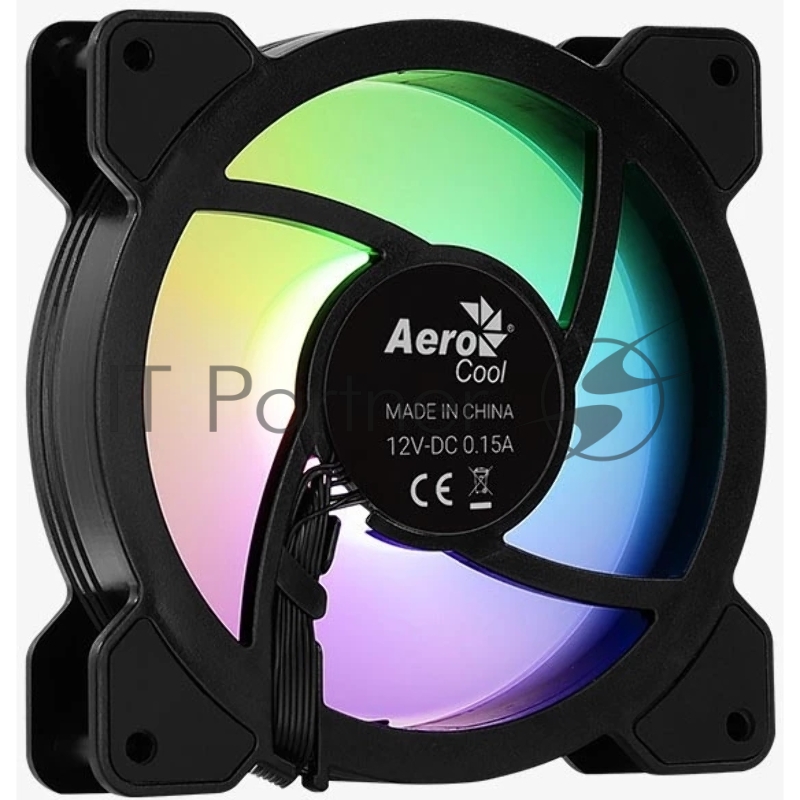 Вентилятор для корпуса Aerocool / Formula Mirage 12 ARGB черный, 120 мм, 1300 об/мин, 17.8 дБ, 6 pin