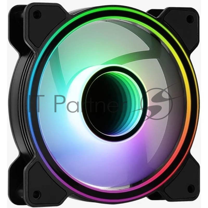 Вентилятор для корпуса Aerocool / Formula Mirage 12 ARGB черный, 120 мм, 1300 об/мин, 17.8 дБ, 6 pin