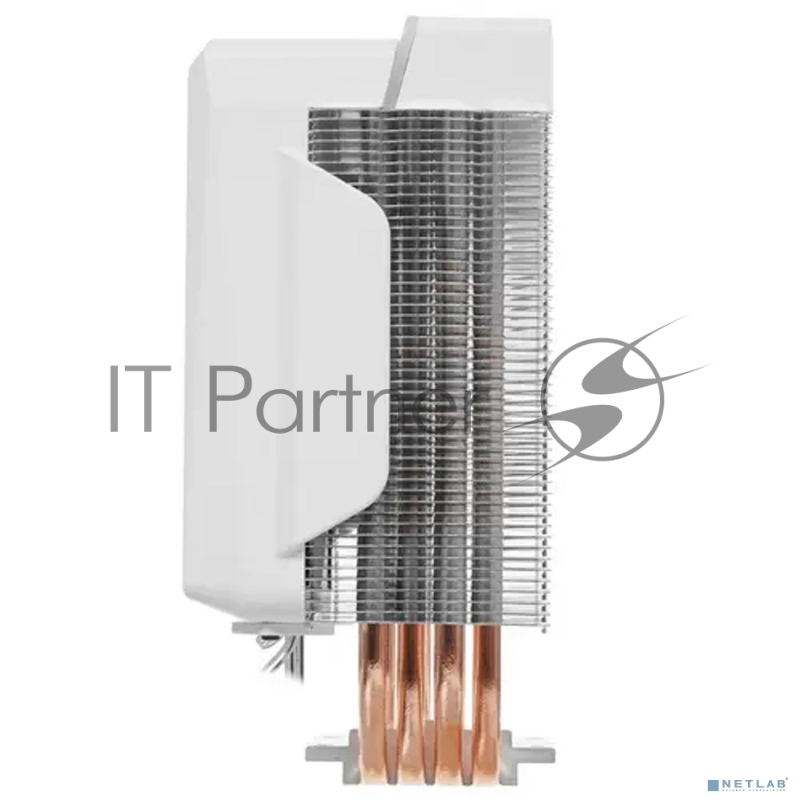 Кулер для процессора AeroCool / Formula Cylon 4F белый, 120 мм, алюминий/медь, 1800 об/мин, 26 дБ, 4 pin, 145 Вт, 160 мм