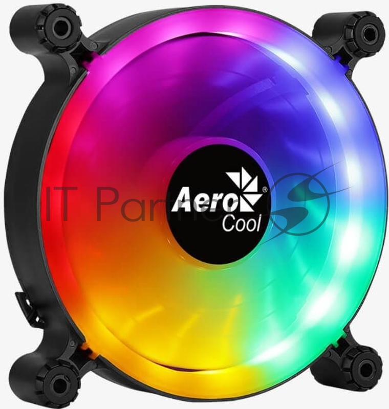 Вентилятор для корпуса AeroCool / Formula Spectro 12 FRGB черный, 120 мм, 1000 об/мин, 19.6 дБ, 4 pin