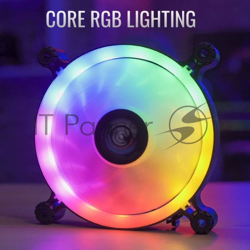 Вентилятор для корпуса AeroCool / Formula Spectro 12 FRGB черный, 120 мм, 1000 об/мин, 19.6 дБ, 4 pin