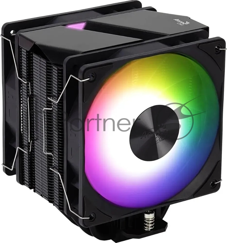 Кулер для процессора AeroCool / Formula Rime 4 черный, 120 мм, алюминий/медь, 1800 об/мин, 34 дБ, 4 pin, 230 Вт, 155 мм