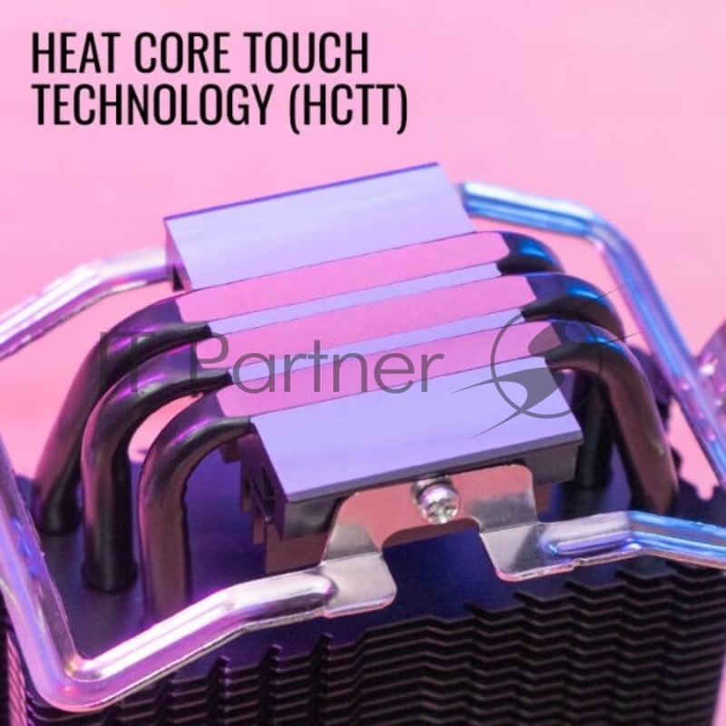 Кулер для процессора AeroCool / Formula Rave 3 ARGB черный, 120 мм, алюминий/медь, 1800 об/мин, 27 дБ, 4 pin, 125 Вт, 135 мм