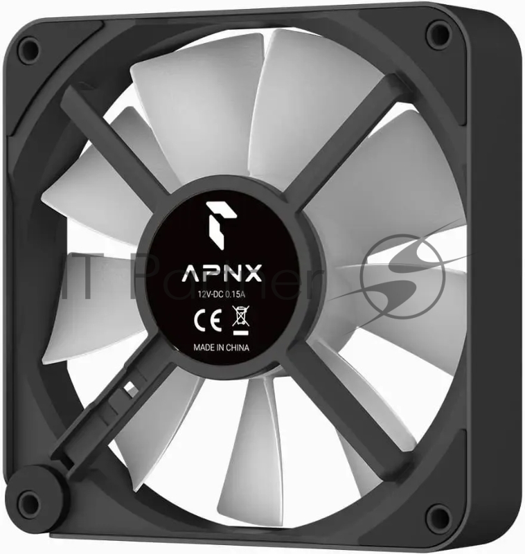 Вентилятор для корпуса Aerocool / Formula APNX FP2-120 PWM ARGB черный, 120 мм, 1800 об/мин, 33 дБ, 4 pin
