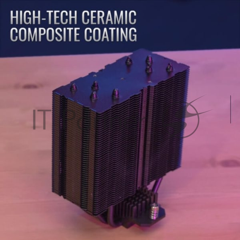 Кулер для процессора AeroCool / Formula Rime 4 Dual черный, 120 мм, алюминий/медь, 1800 об/мин, 34 дБ, 4 pin, 250 Вт, 155 мм