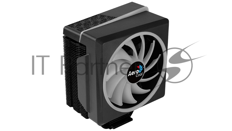 Кулер для процессора AeroCool / Formula Cylon 4F черный, 120 мм, алюминий/медь, 1800 об/мин, 26 дБ, 4 pin, 145 Вт, 160 мм