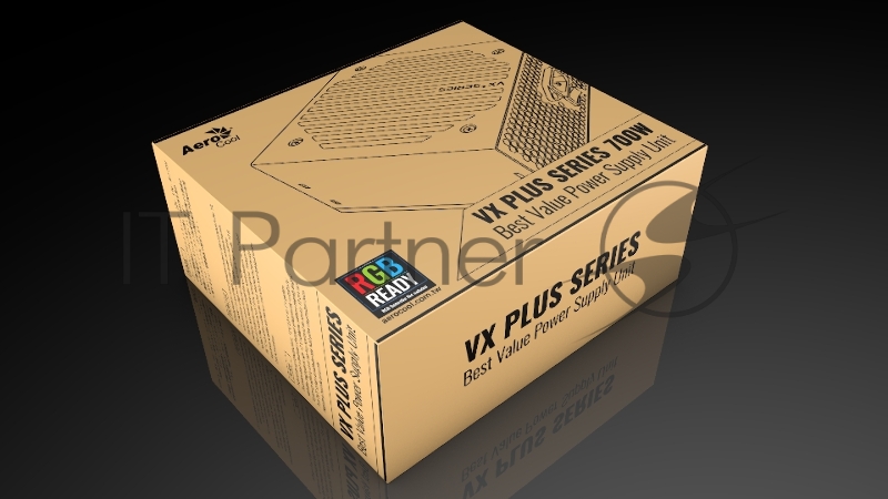 Блок питания Aerocool / Formula VX-700 PLUS RGB, 700Вт, 120мм, черный