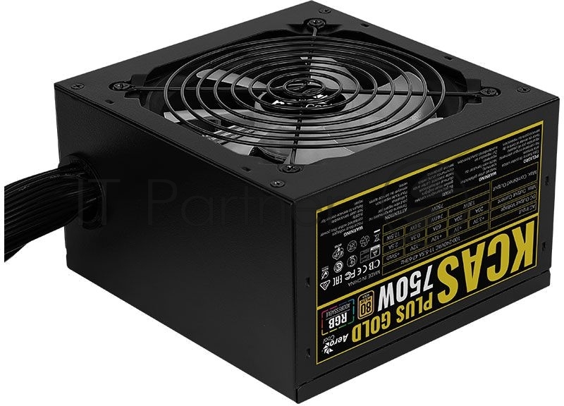 Блок питания Aerocool / Formula KCAS PLUS GOLD 750W <750W, ATX v2.4, APFC, Fan ARGB 12cm, 80+ Gold, Retail>