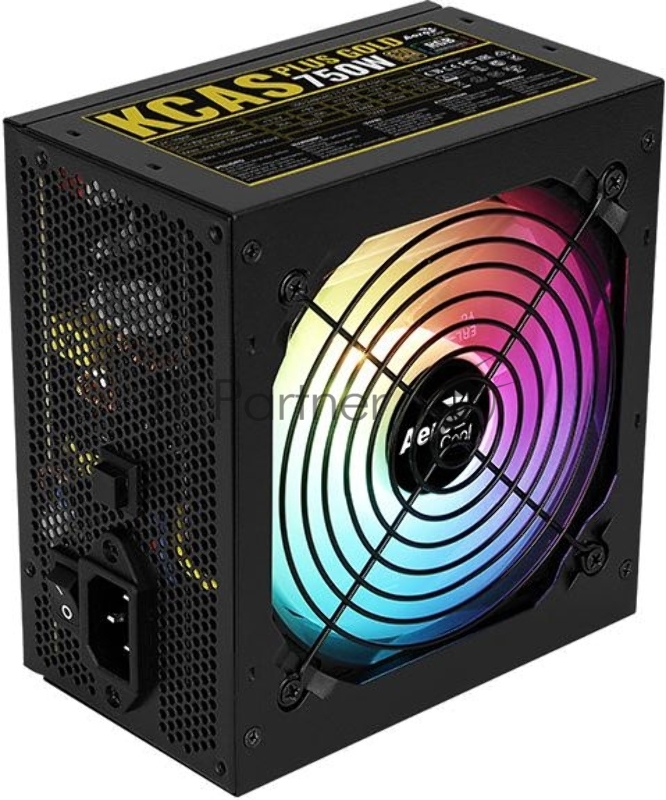 Блок питания Aerocool / Formula KCAS PLUS GOLD 750W <750W, ATX v2.4, APFC, Fan ARGB 12cm, 80+ Gold, Retail>