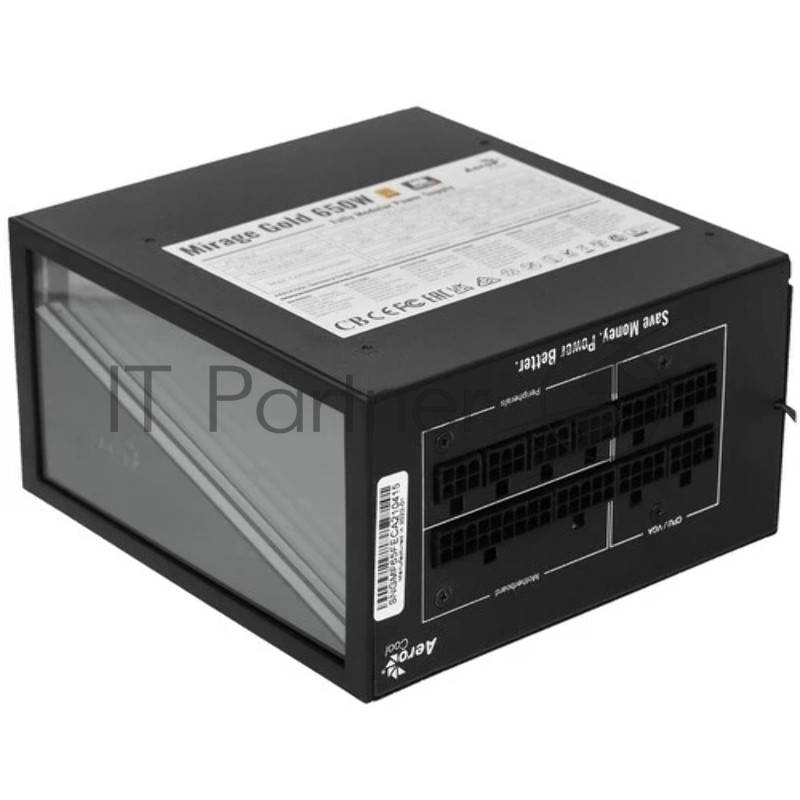 Блок питания Aerocool / Formula MIRAGE GOLD 650W, 650Вт, 80 PLUS Gold, 120мм, модульный, черный