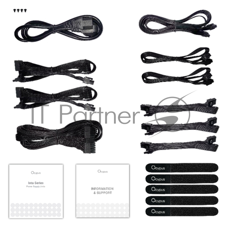 Блок питания 750W Ocypus Iota P750 (ATX, 80+ Gold, APFC, 20+4 pin, 120mm fan, PCI-E 6+2Px3, 8xSATA) (Iota-P750-G1FFBK024X-EU)