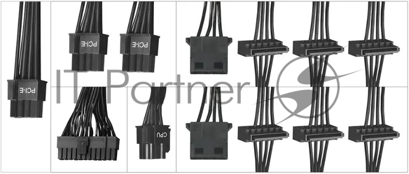 Блок питания Digma ATX 700W DPSU-700W-WH 80 PLUS WHITE (20+4pin) APFC 120mm fan 6xSATA RTL