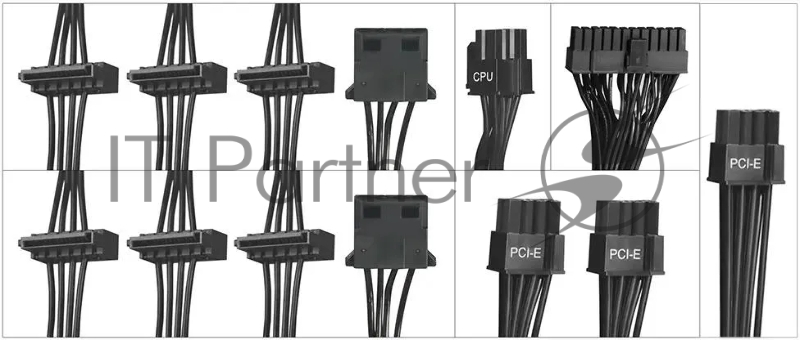 Блок питания Digma ATX 650W DPSU-650W-WH 80 PLUS WHITE (20+4pin) APFC 120mm fan 6xSATA RTL