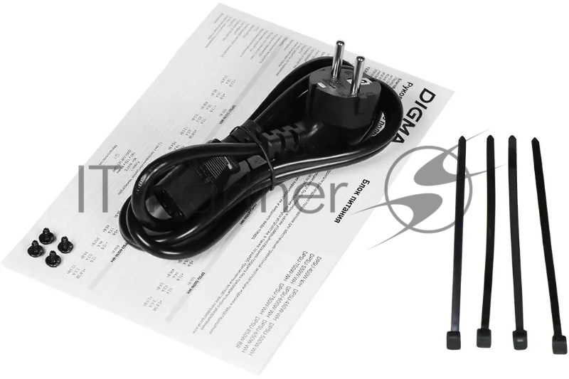 Блок питания Digma ATX 650W DPSU-650W-WH 80 PLUS WHITE (20+4pin) APFC 120mm fan 6xSATA RTL