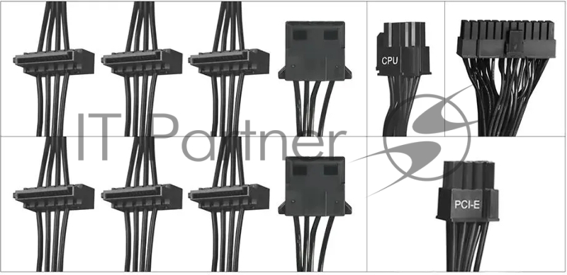 Блок питания Digma ATX 400W DPSU-400W-WH 80 PLUS WHITE (20+4pin) APFC 120mm fan 6xSATA RTL