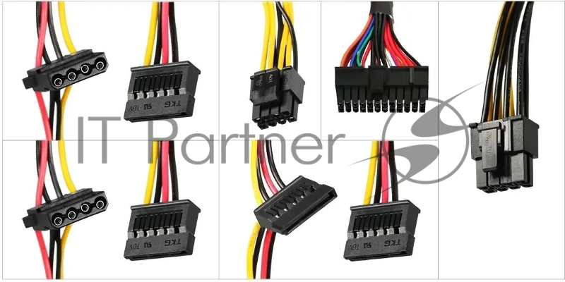 Блок питания KingPrice ATX 550W KPPSU550 (20+4pin) 120mm fan 4xSATA