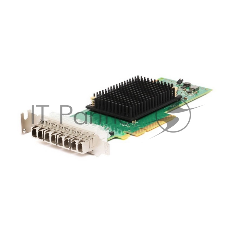Emulex LPe31004-M6 bulk Gen 6 (16GFC), 4-port, 16Gb/s, PCIe Gen3 x8, трансиверы установлены, LP+FH brackets, OEM