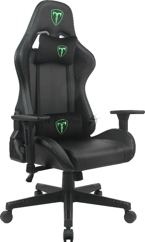 Кресло игровое Defender Revolution Чер, класс4, PU, 2подушки T