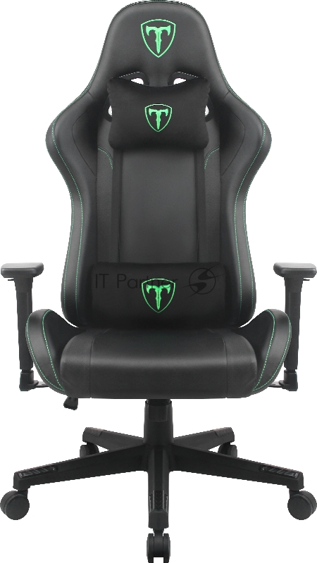 Кресло игровое Defender Revolution Чер, класс4, PU, 2подушки T