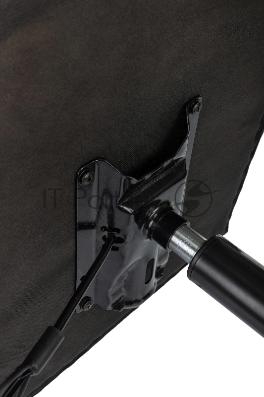 Кресло игровое Zombie Carry черный крестов. пластик