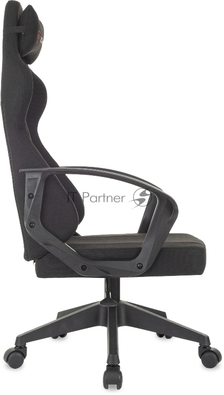 Кресло игровое Zombie Carry черный крестов. пластик