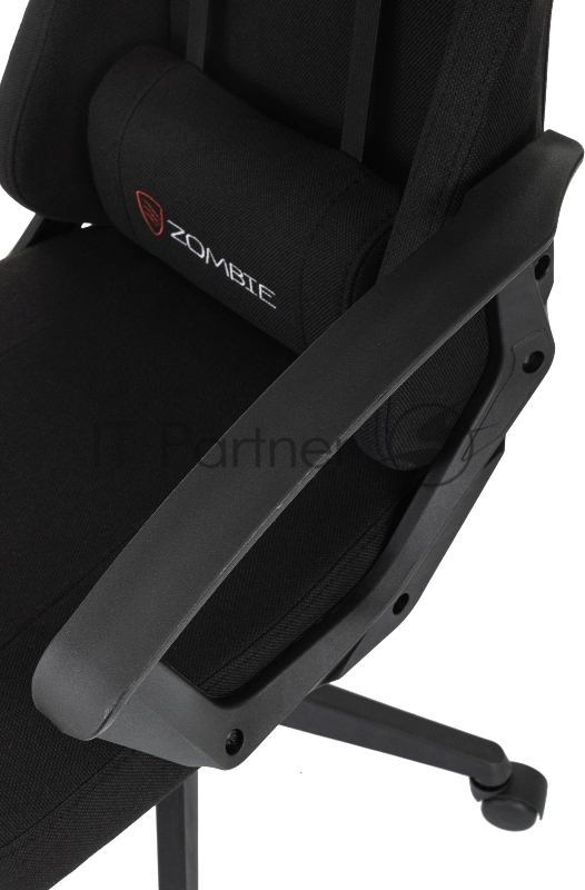 Кресло игровое Zombie Carry черный крестов. пластик